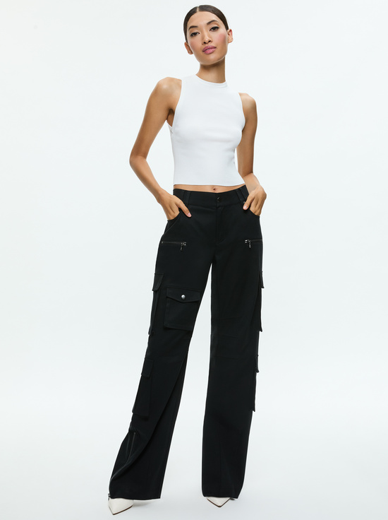 BLACK-AKERS OVERSIZED CARGO PANT