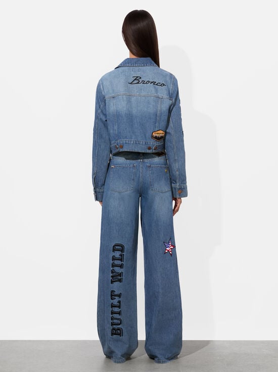 BROOKLYN BLUE-A+O X BRONCO JEFF DENIM JACKET