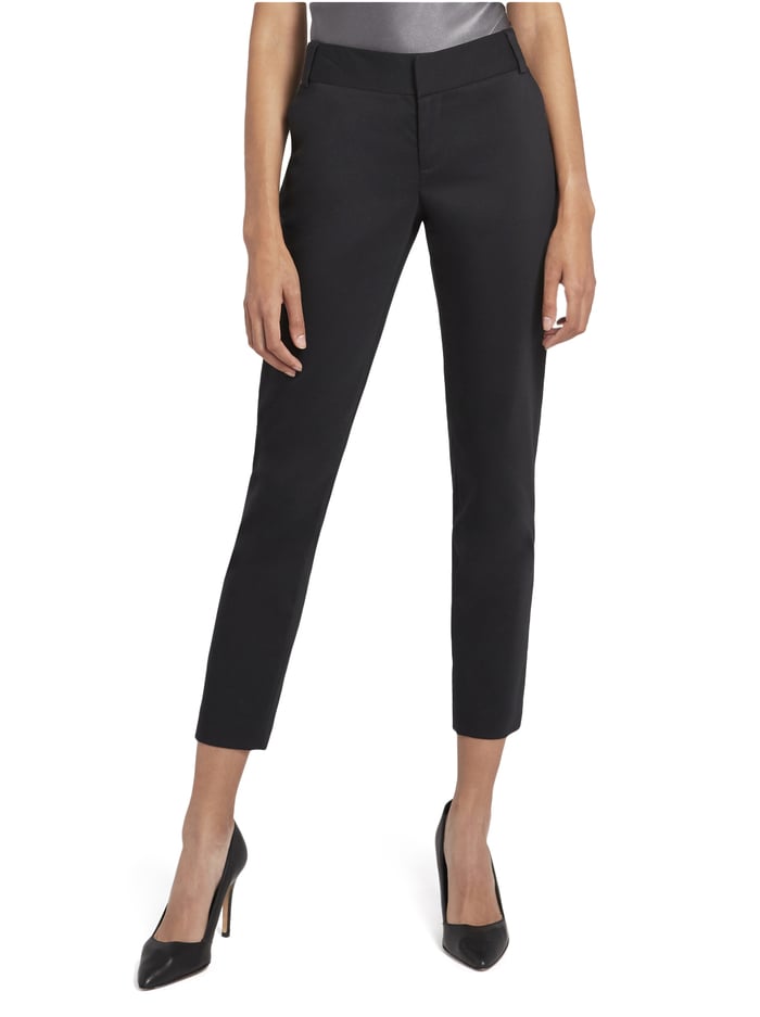 STACEY SLIM TROUSER - BLACK - Alice And Olivia