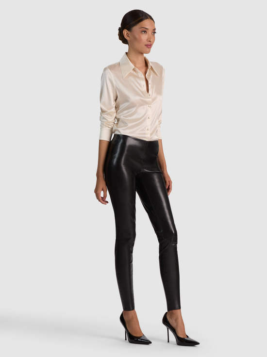 CHINO-WILLA SILK BLOUSE