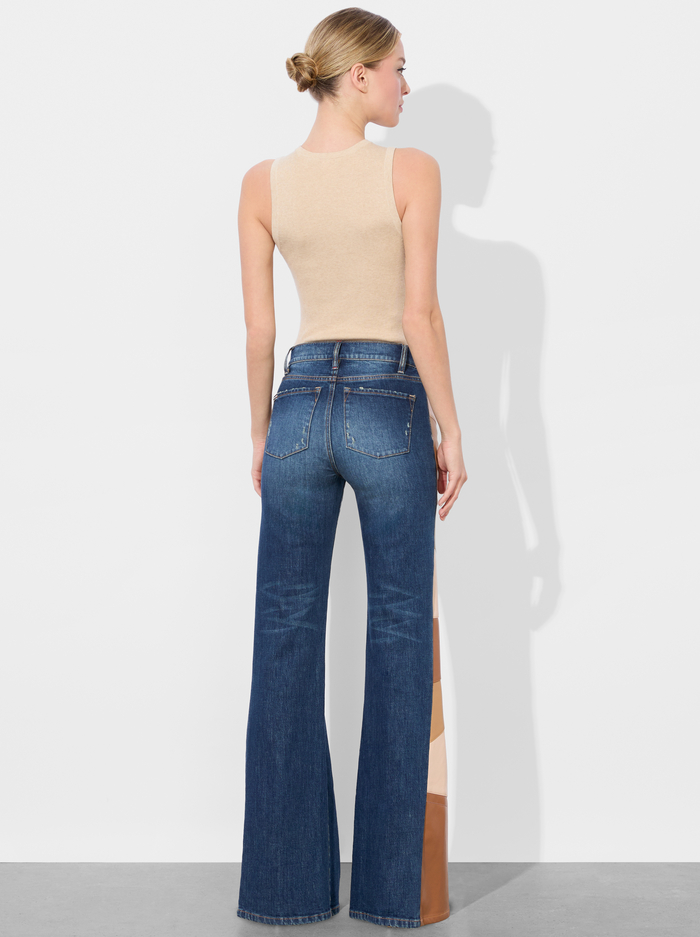 TONITA RIBBED TANK - OATMEAL HEATHER image 2 - Alice And Olivia