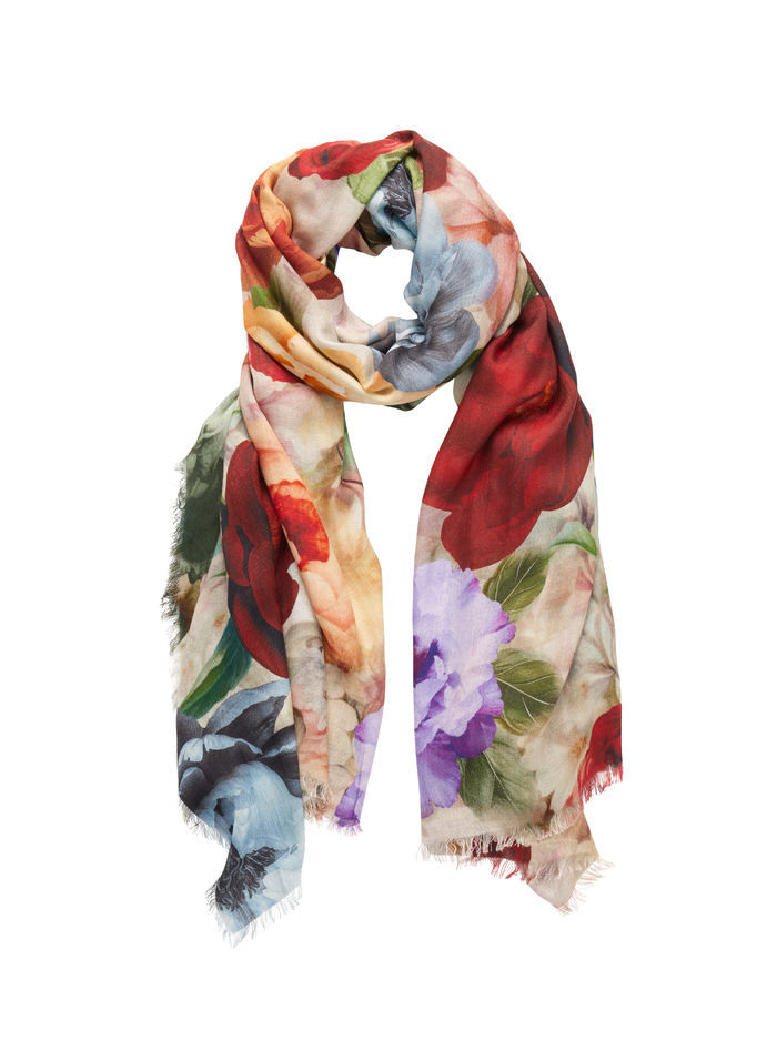 LOLA SCARF - STORM FLORAL image 5 - Alice And Olivia