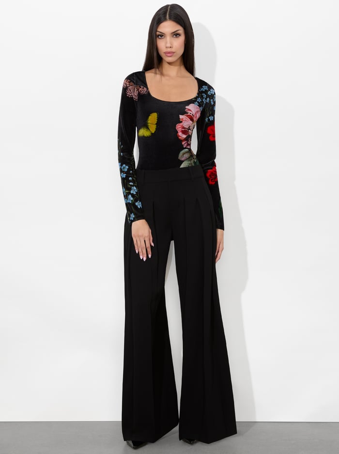 DELAINA TOP - IN THE WIND FLORAL image 2 - Alice And Olivia