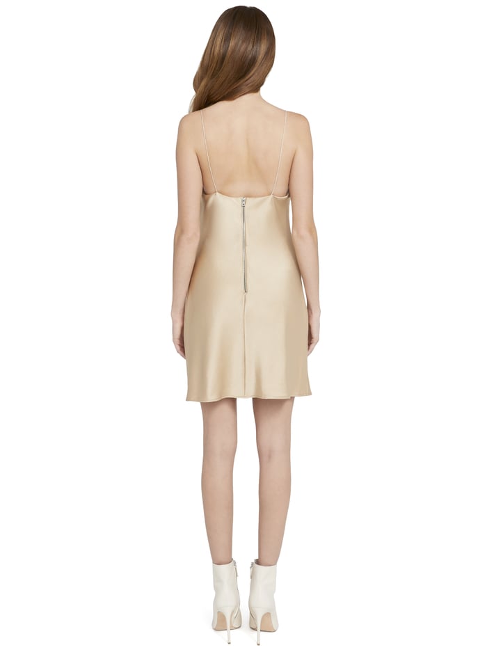 HARMONY SLIP DRESS - NUDE image 1 - Alice And Olivia