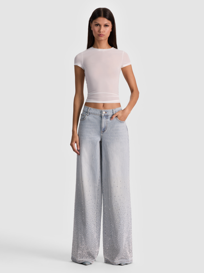 AMAZING EMBELLISHED JEAN - ROCKSTAR BLUE image 1 - Alice And Olivia