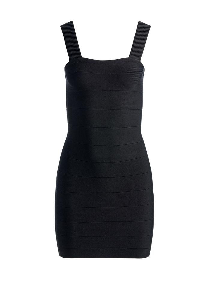 JODIE BANDAGE MINI DRESS - BLACK image 5 - ALICE + OLIVIA