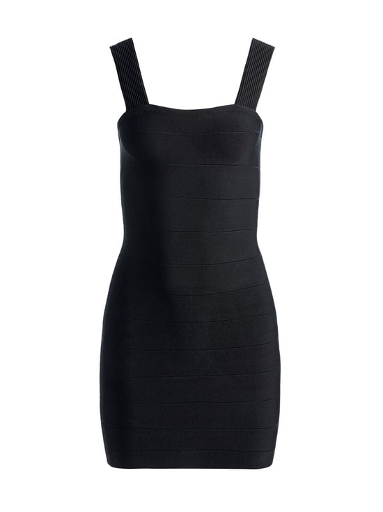 BLACK-JODIE BANDAGE MINI DRESS