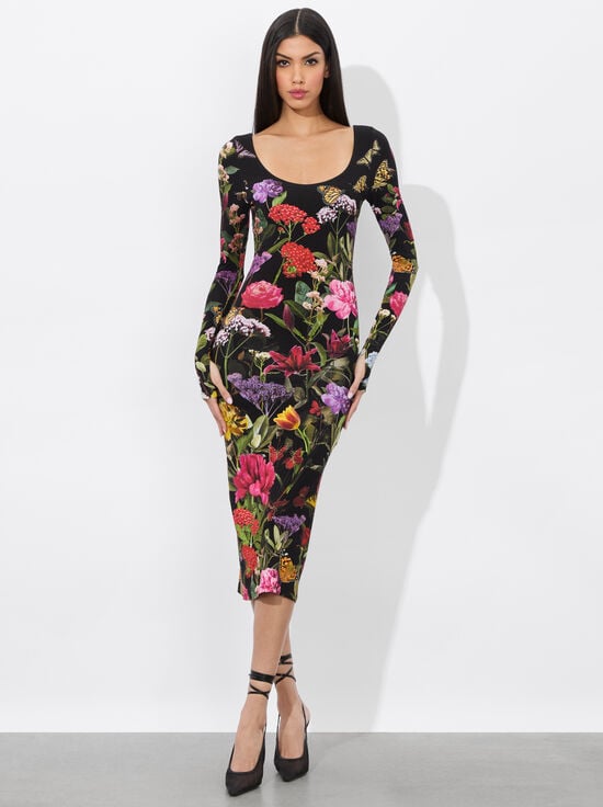 SECRET GARDEN-DELORA MIDI DRESS
