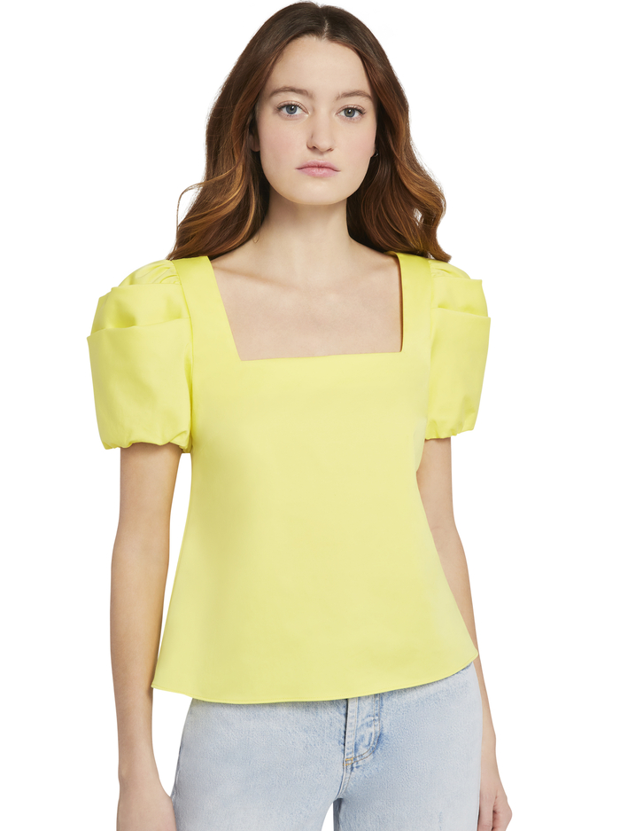 BERNICE PUFF SLEEVE TOP - DAFFODIL image 1 - Alice And Olivia