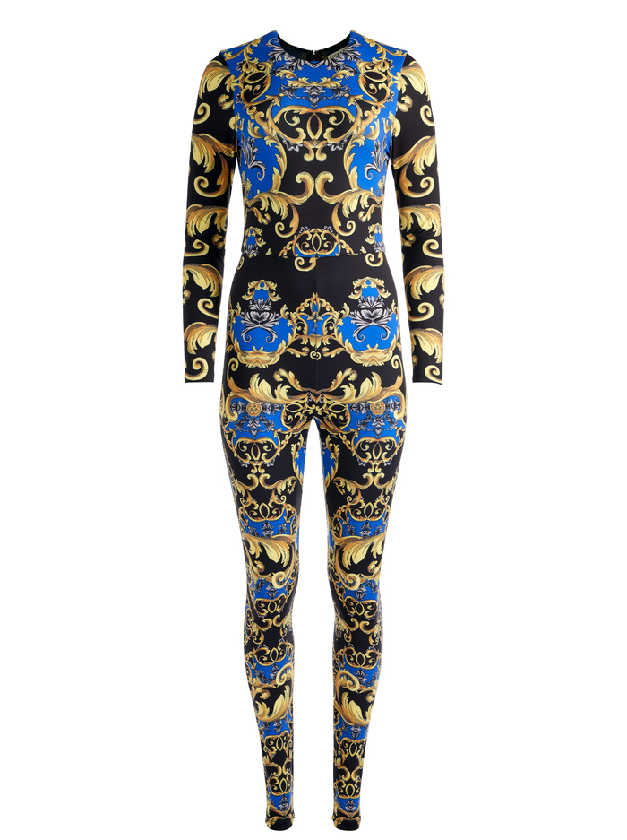 FREDDIE CREWNECK CATSUIT - REGAL ROMANCE SAPPHIRE image 5 - Alice And Olivia