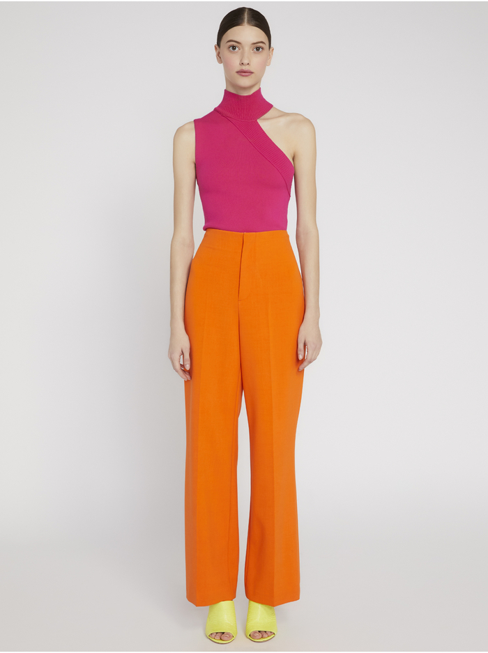 KIKI CUT OUT TANK - WILD PINK image 3 - Alice And Olivia