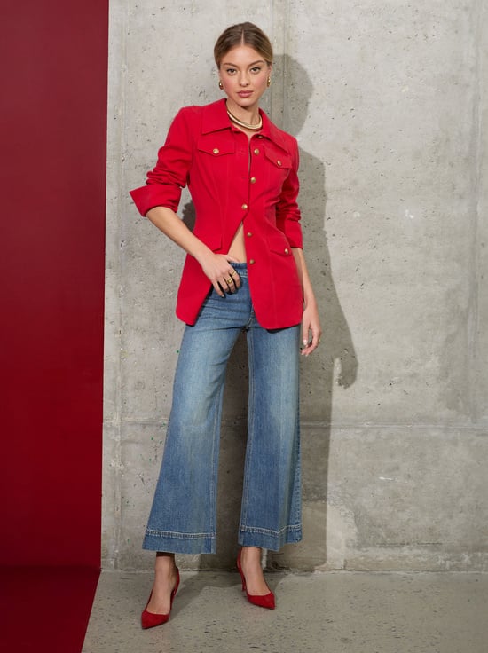 BRIGHT RUBY-DOROTHIE JACKET