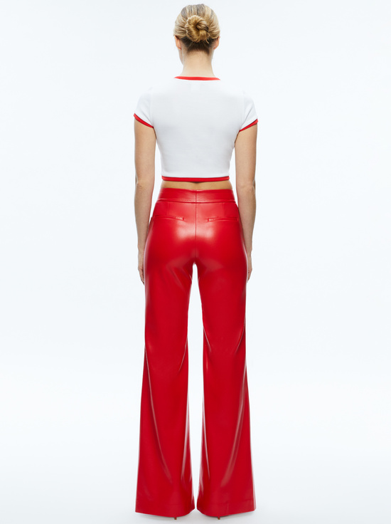 BRIGHT RUBY-DYLAN VEGAN PANT