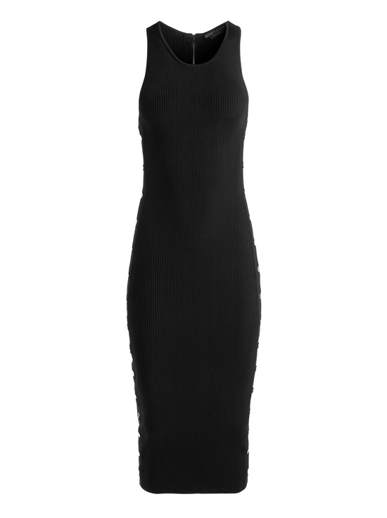 BLACK-LALITA RACERBACK TANK DRESS