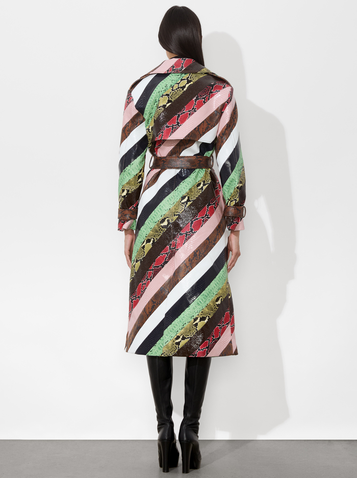 KEITH VEGAN MIDI TRENCH - MULTI image 2 - Alice And Olivia