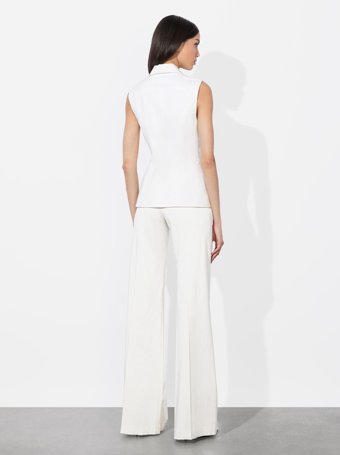 SAMMIE SCULPTED BLAZER VEST - OFF WHITE image 2 - Alice And Olivia
