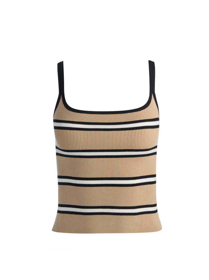 SHANA TANK - BEACH DAY STRIPE SM image 5 - ALICE + OLIVIA