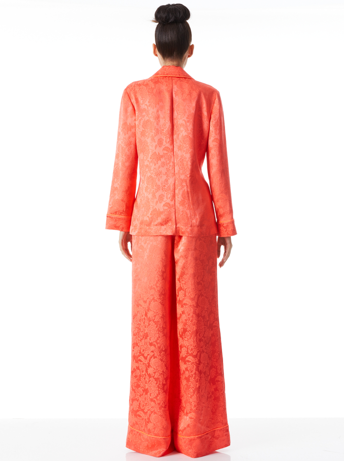 SHANDA PAJAMA BLAZER - BRIGHT CORAL image 1 - Alice And Olivia