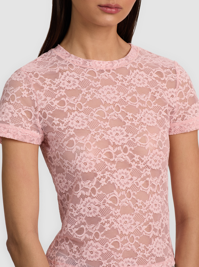 TESS TEE - ENGLISH ROSE image 3 - ALICE + OLIVIA