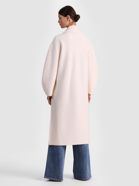 ECRU-WAVERLY COCOON COAT
