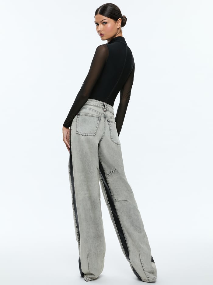 PARKER JEAN - HAYDEN SMOKEY GREY image 2 - Alice And Olivia
