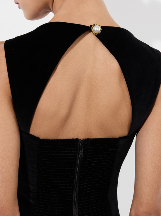 BLACK-KERIA VELVET TANK