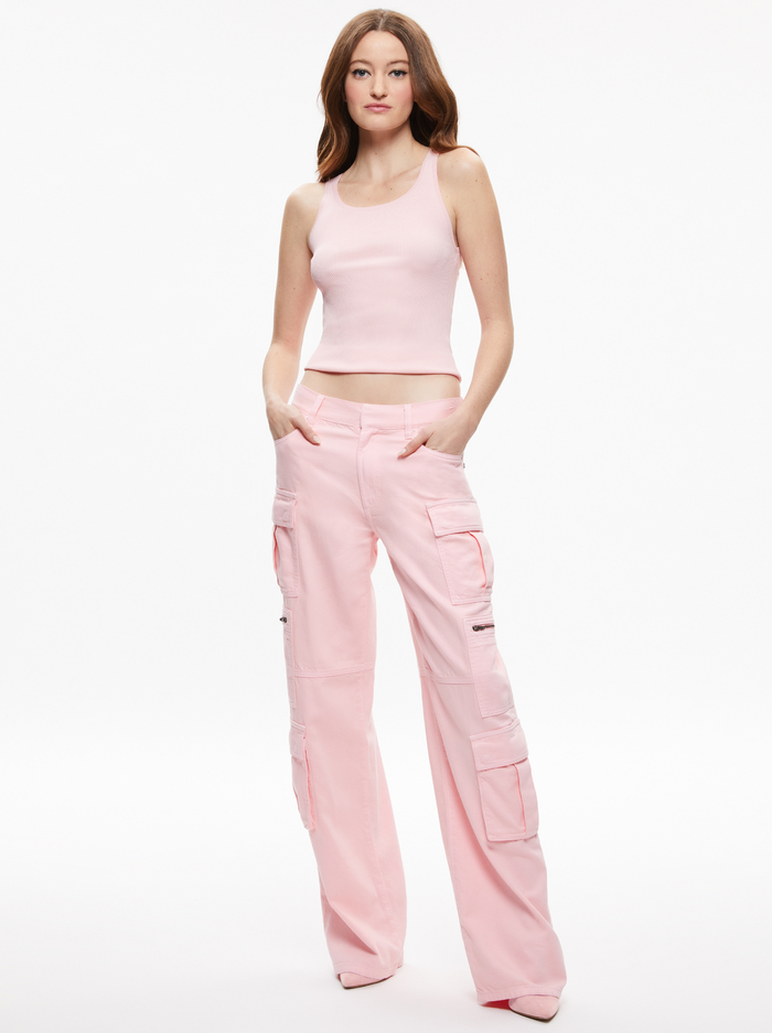 CAY CARGO JEAN - PETAL image 2 - Alice And Olivia