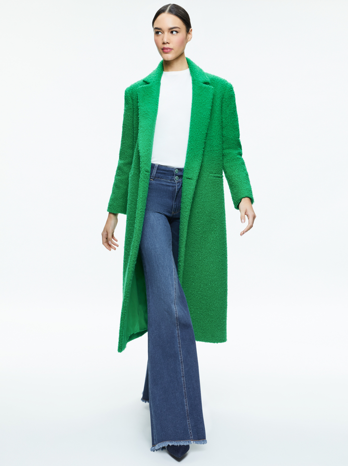 JIMMY COAT - LIGHT EMERALD image 4 - Alice And Olivia