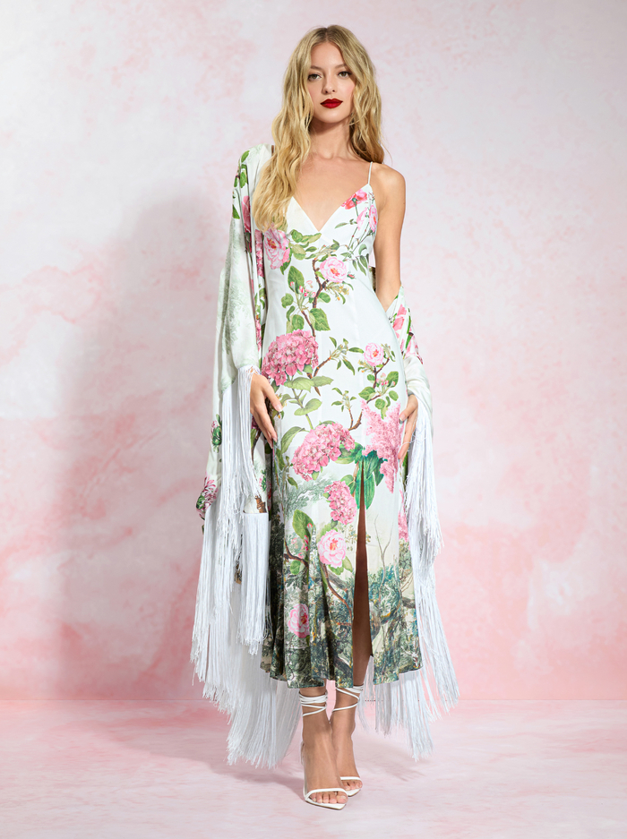 JULIETTA CUTAWAY LACE SLIP DRESS - ROSE WHISPER image 6 - Alice And Olivia