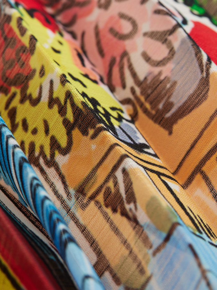 KATZ PLEATED MAXI SKIRT - VACATION DREAMS image 1 - Alice And Olivia