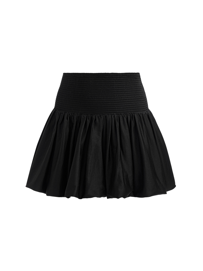 ARDEN DROP WAIST MINI SKIRT - BLACK image 5 - Alice And Olivia