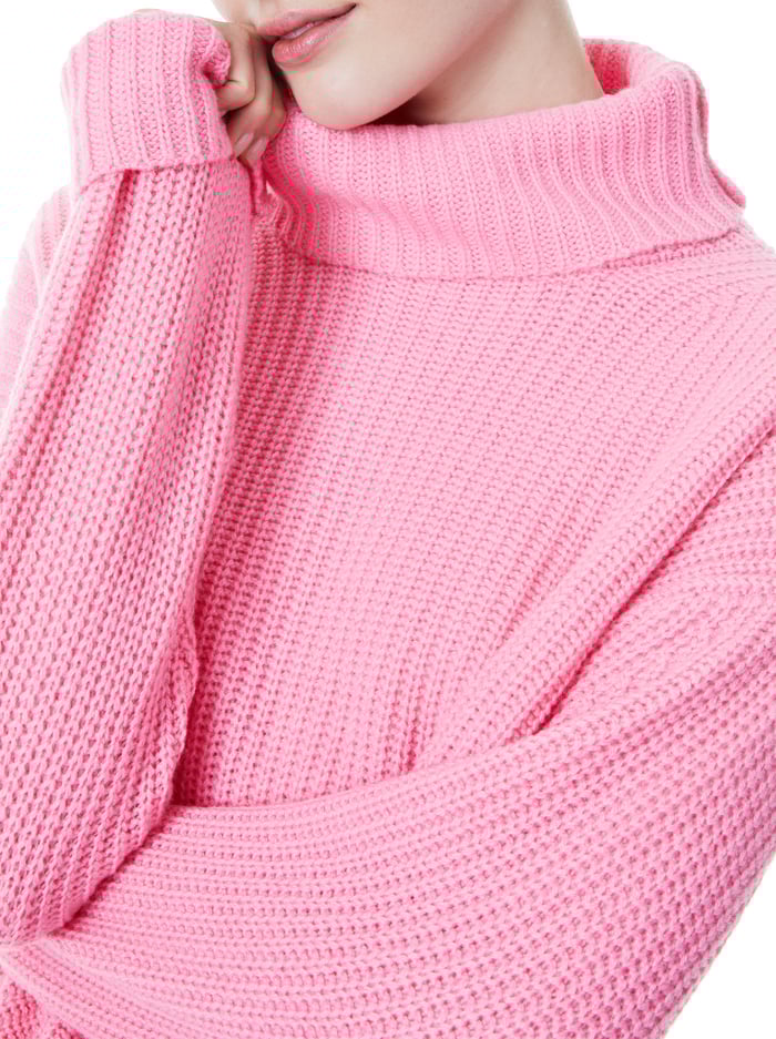 NORMA TURTLENECK PULLOVER SWEATER - PRIMROSE image 3 - Alice And Olivia
