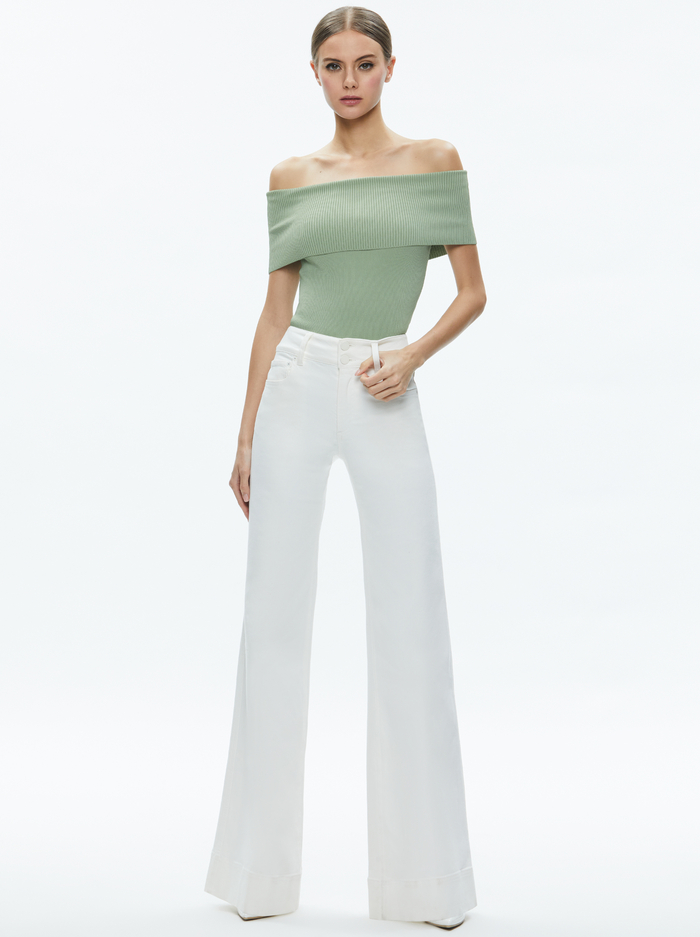 DOLAN PULLOVER - SAGE image 1 - Alice And Olivia