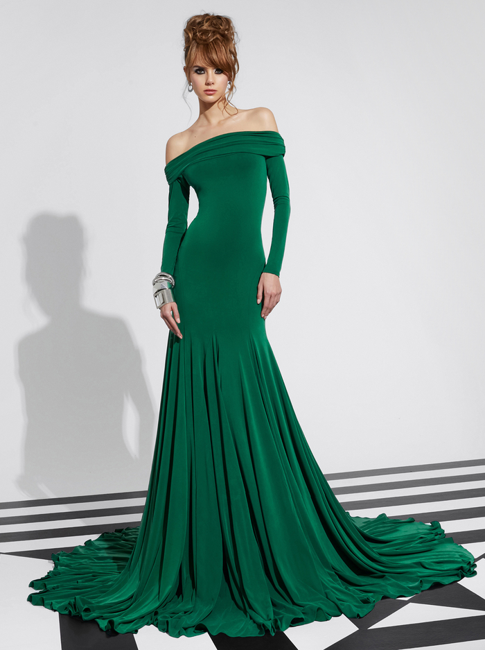 AUGUSTA MAXI DRESS - FOREST GREEN image 6 - Alice And Olivia