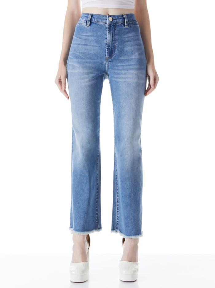 GORGEOUS COIN POCKET ANKLE JEAN - BEST INTENTIONS - Alice And Olivia