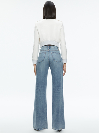 OFF WHITE-RIA  VEGAN LEATHER MOTO JACKET