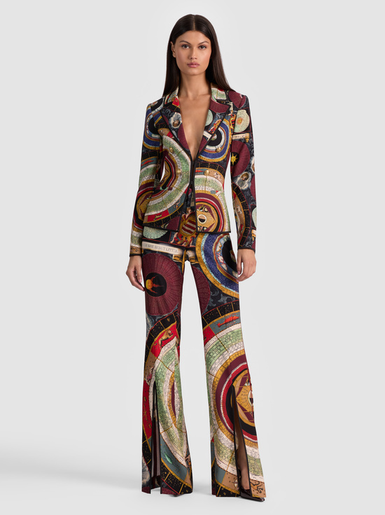 HANDS OF TIME-MYA PRINTED BLAZER