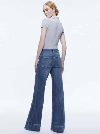 SILVER-MARTHA METALLIC POLO CROP TOP