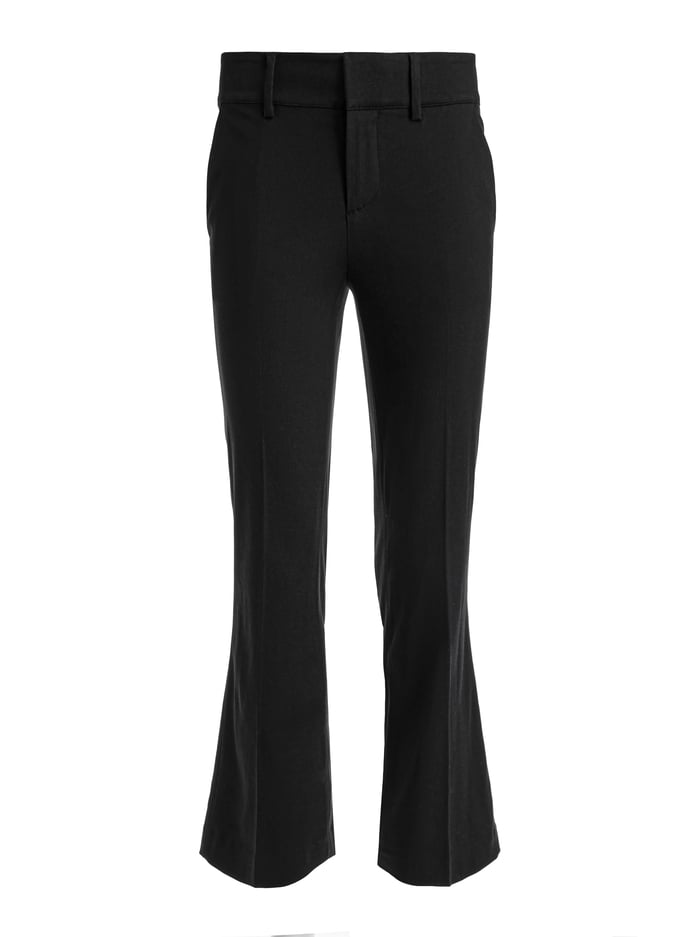 JANIS LOW RISE CROPPED FLARE PANT - BLACK image 5 - Alice And Olivia
