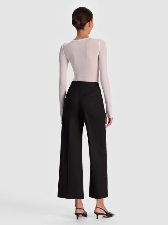 BLACK-DYLAN CROPPED TROUSER