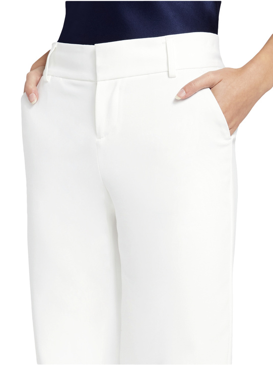 WHITE-STACEY SLIM TROUSER