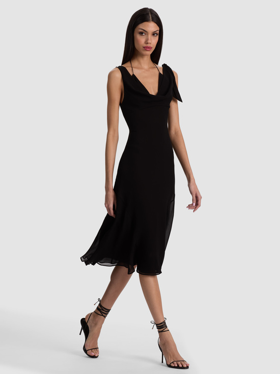 BLACK-ABIGAIL BIKINI MIDI DRESS