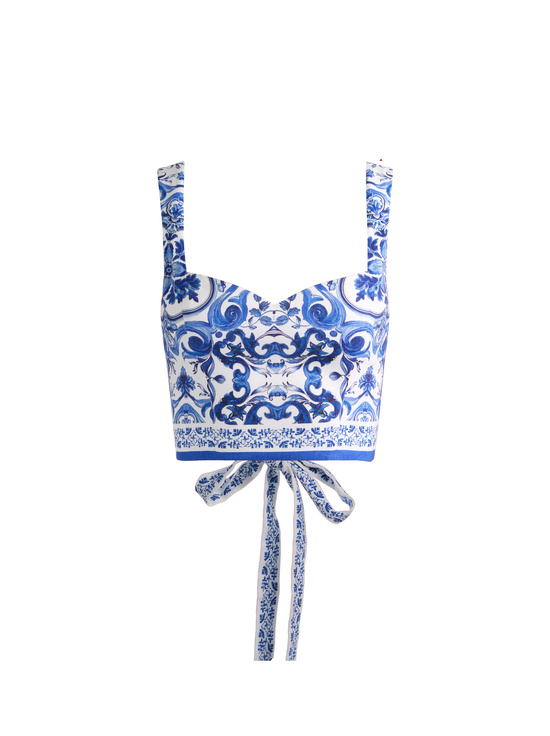 SOLSTICE-MIRIAM LINEN SWEETHEART TOP