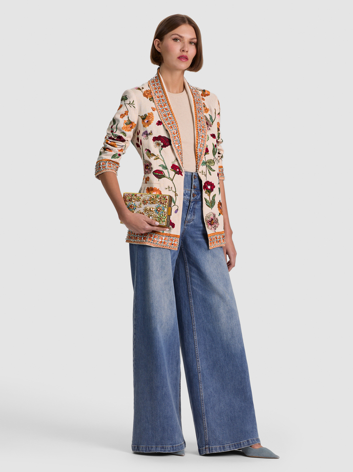 KAYLA EMBELLISHED CLUTCH - NATURAL/MULTI image 3 - ALICE + OLIVIA