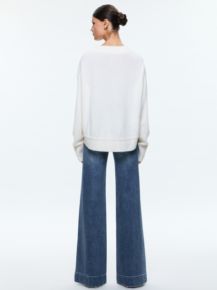 ELSA PULLOVER - ECRU image 2 - Alice And Olivia