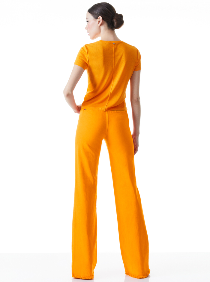 CINDY CROPPED TEE - TANGERINE image 1 - Alice And Olivia