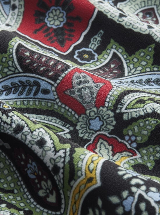 PAISLEY POEM-MACE MINI SKORT