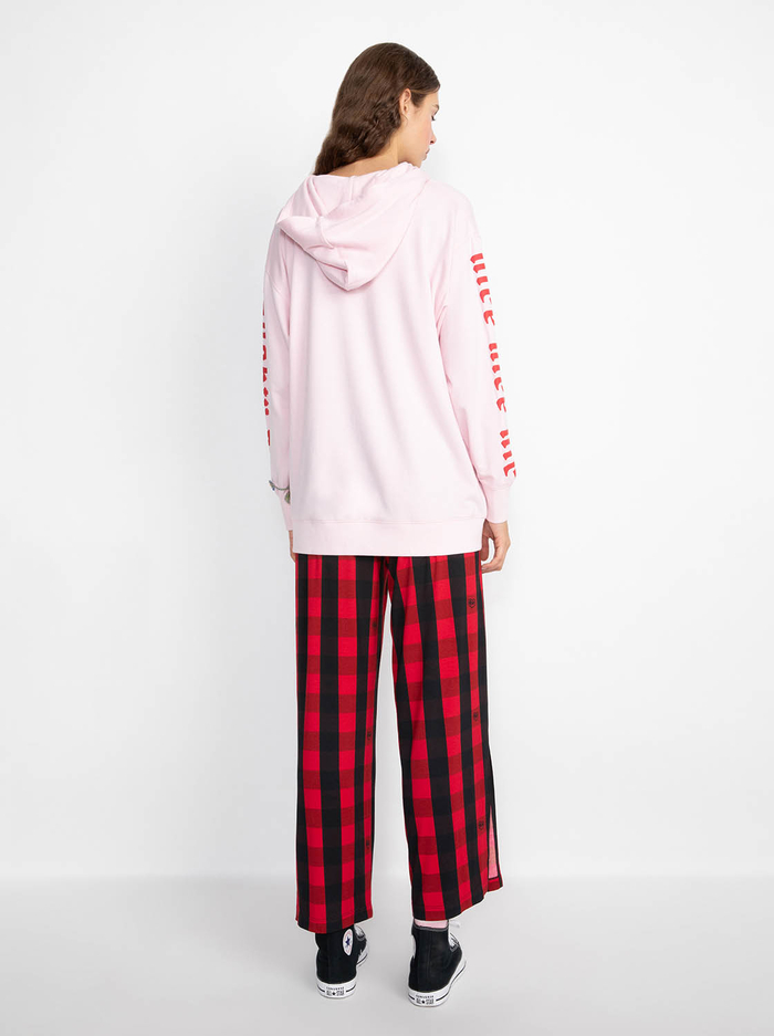 A+O X BIG FEELINGS ATHENA OVERSIZED HOODIE - PRETTY PINK image 1 - Alice And Olivia