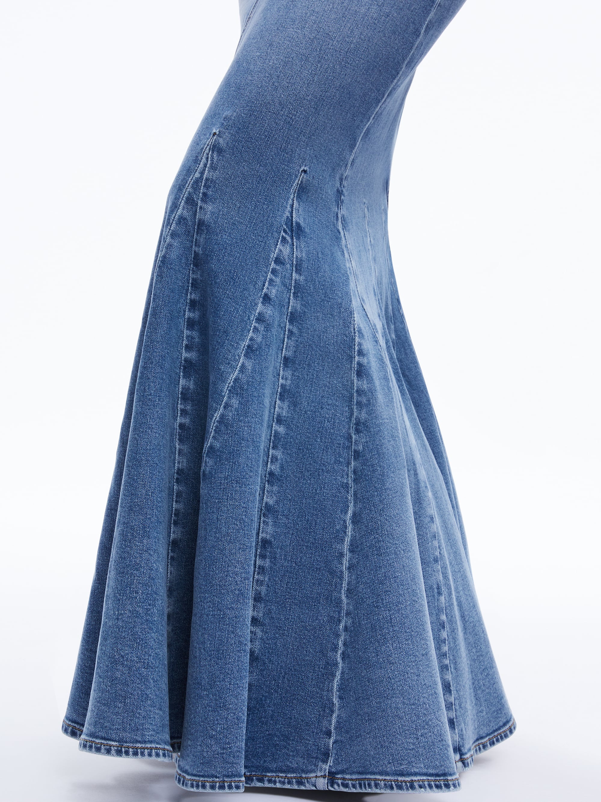 Morning Lights Godet Maxi Skirt Paisley