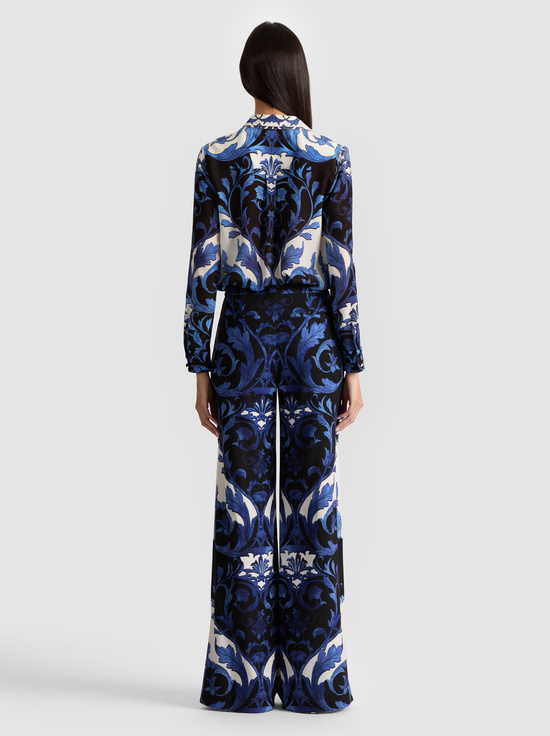 REGAL RETREAT-WILLA SILK BLOUSE